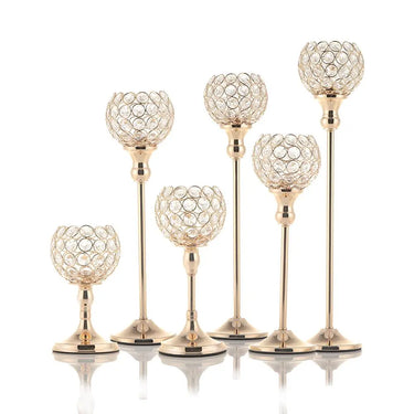 Elegant Crystal Candle Holder-Your Soul Place